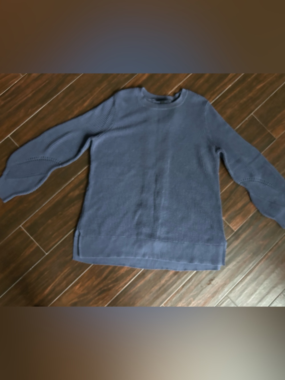 Lane Bryant Women’s Crewneck Waffle Knit Sweater Criss Cross Tie Back 14/16